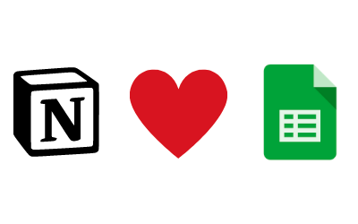 Notion2Sheets